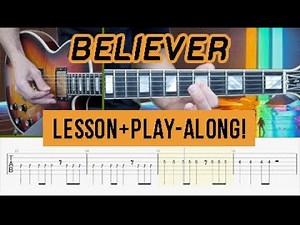 Imagine Dragons - Believer Guitar Tutorial | TABS | Play-Along