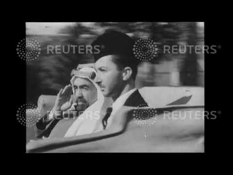 1941 Emir of Jordan visits Iraq