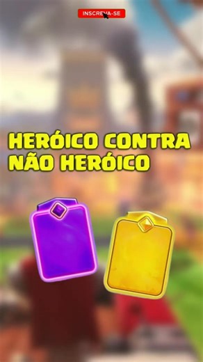 HEROIC VS. NON-HEROIC CLASH ROYALE #clashroyale #clashroyaleshorts