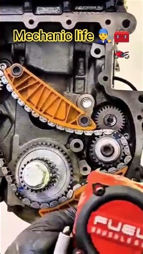 engine timing chain install #shorts #shortsvideo #shortsvidio #youtubeshorts #ytshorts #mechanic