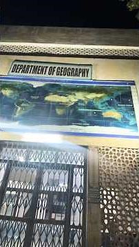 Modern world map in Geography x Sindh university, Jamshoro