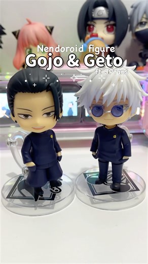 🖤 Gojo & Geto Highschool Nendoroid unboxing ft.JPfans #jujutsukaisen #unboxing #figure #gojo #cute