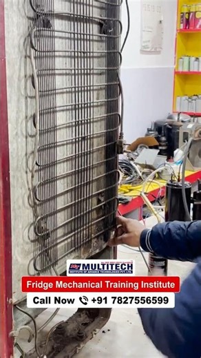 Fridge Mechanical Repairing Course | Dekhiye Kaise Students Kar Rahe Hain Practical Flashing