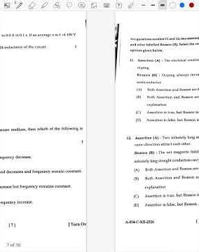 HP Board Class 12 Physics Paper 2026 #hpboard