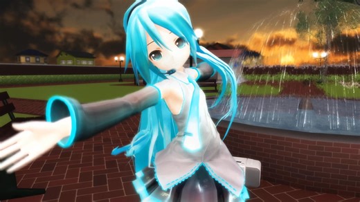 【MMD】Re.２ ロングヘアーのあぴミクさんが「Bye-Bye」を踊ってみたの。