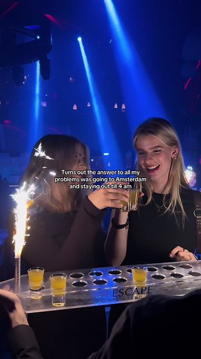 Clubbing can help you forget your problems 😉 #escapeamsterdam #nightlifeamsterdam #clubbing #bestclubamsterdam