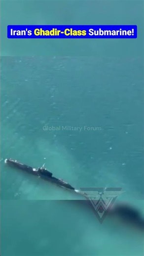 Iran Displays Ghadir Submarine