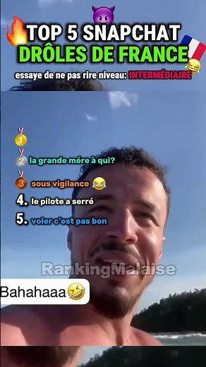 MOMENTS DROLES du SNAPCHAT français