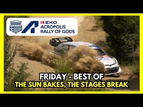 EKO ACROPOLIS RALLY 2025 | FRIDAY HIGHLIGHTS | FLAT-OUT RALLY BEST OF