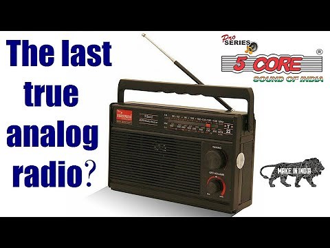 Searching for the last true analog radio - Panasonic & 5 Core