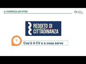 Il Curriculum Vitae, guarda il tutorial.