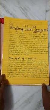 Economics Project on Waste Management in India ||Class 12th ||SN