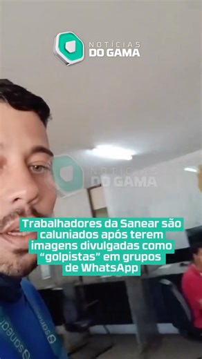 Noticias do Gama on Instagram: "Na tarde de sexta-feira (9/1), trabalhadores da empresa Sanear, que presta serviços à Companhia de Saneamento Ambiental do Distrito Federal (Caesb), se dirigiram à 33ª Delegacia de Polícia de Santa Maria para registrar uma ocorrência após terem imagens divulgadas em grupos de WhatsApp com acusações de golpe. Segundo os relatos, fotos dos profissionais foram compartilhadas nos grupos sem a devida verificação dos fatos, acompanhadas de mensagens que os classificavam
