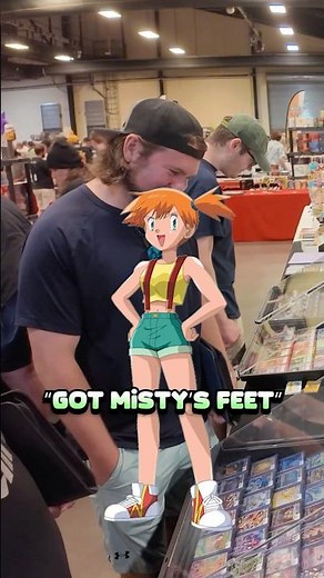Bro Bought Misty’s Feet? Pokemon Vendor POV #pokemoncards #pokemon #vendorpov