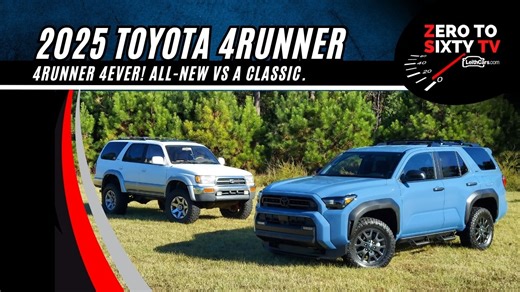 We pit two generations of 4x4 icons against each other in our new "4Runner 4Ever" episode of Zero to 60TV. Join host Mark Arsen as he gives an overview of the all-new 6th-generation 2025 Toyota 4Runner SR5 from Leith Toyota versus a classic third-generation 1997 Toyota 4Runner Limited. Search for your 4Runner, here: https://bit.ly/47WnTR7 #2025Toyota4runner | LeithCars.com
