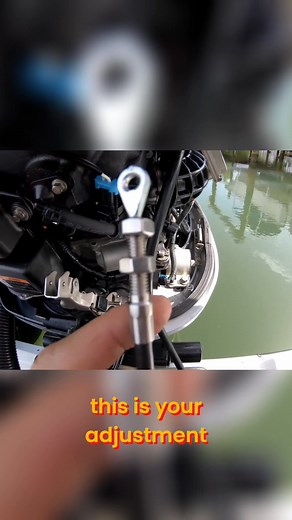 Putting the cowling back on? The adjustment determines the tension from the latch. A good starting point is the middle position. Tighten it up from there. #CowlingAdjustment #TensionGuide #DIYMechanic #AutoRepair | Born Again Boating