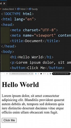 Comment créer TA première page web ? (Tuto Débutant) 📄👨‍💻