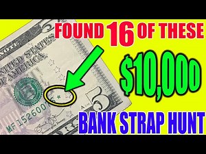 $5 Bank Strap Search: Fancy Serial Number & Star Note Finds from $10,000 Bill Hunt!