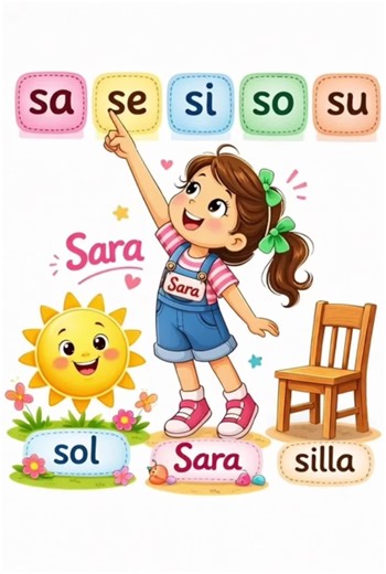¡Aprendemos la sílaba SO con el sol!