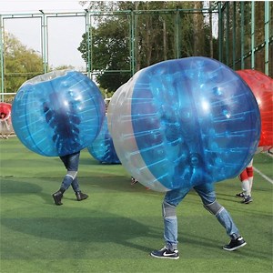 [Hot Item] Football Soccer Bumper Ball Body PVC Inflatable Knocker Bubble Bumper Balls