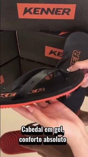 Sandália Kenner Summer Preta com Tecnologia Hydro-Off, Palmilha EVA Extramacia e Solado Vulcanizado