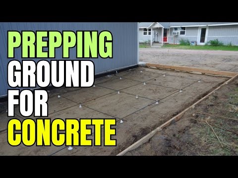 Prepping Ground To Pour A Concrete Slab