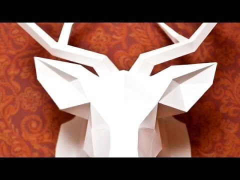 How to make Paper Deer Head?