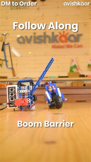 How to Build a DIY Boom Barrier 🚧 | With Avishkaar MEX Robotics Advanced Kit 2.0