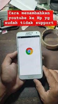 Cara menambahkan YouTube ke hp yg sudah tidak support #servishp #tutorial #youtube