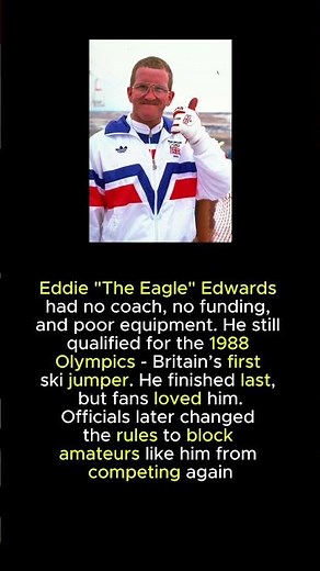 Eddie "The Eagle" Edwards - the ski jumper everyone loved