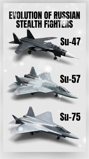 Su-47 vs Su-57 vs Su-75 - Russia's Stealth Evolution