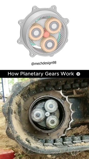 Planetary Gear in Action!⚙️#engineering #machine #mechanism