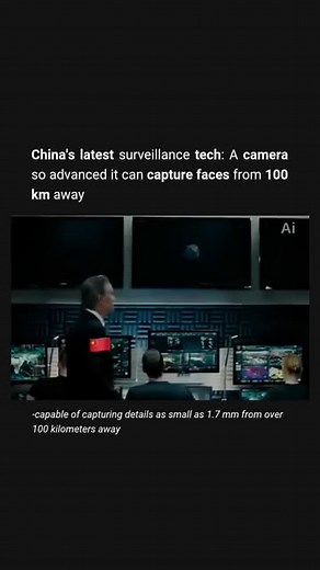 Ai / Artificial Intelligence on Instagram: "China’s advanced spy camera, mounted on a satellite, can identify faces from 100 km away, boosting its surveillance tech. The U.S. warns of espionage risks from Chinese cameras."