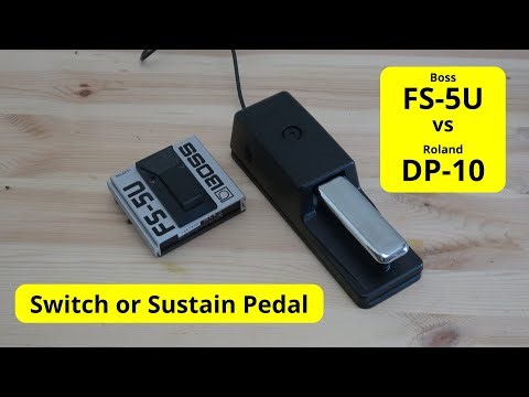 Boss FS-5U vs Roland DP-10