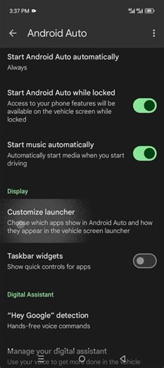 Choose Which Apps Show in Android Auto #viralshorts
