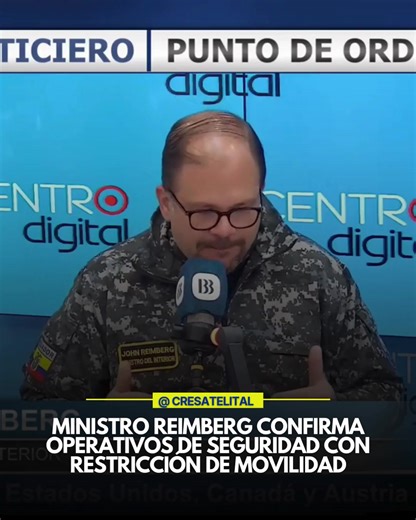 Anuncio de Toque de Queda en Ecuador desde el 15 de marzo
