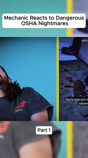 Mechanic Reacts to Dangerous OSHA Nightmares part 1 #donut #realmechanicstuff #carfails #react #zachjobe