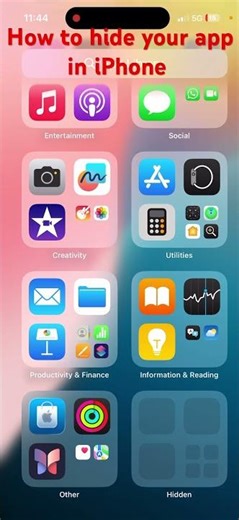 How to hide your app in iPhone #facts