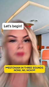 11K views | Estonians can communicate wirh just 3 sounds: NONII. NII. NOH. That’s it. You’re basically fluent now!  #estonian #eestikeel #learnestonian #estonianlanguage #eestikeeleõpe #õpieestikeelt #languagelearning | FlipLanguage Academy | Facebook