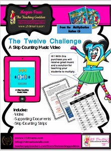 Multiplication Nation Skip Counting Video Twelve Times Tables