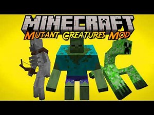 Minecraft Mutant Creatures Mod Showcase