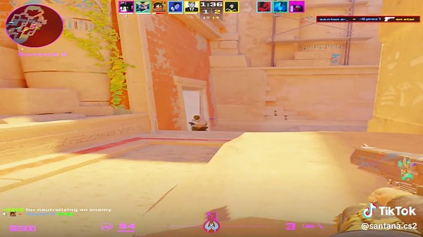 Amazing CS2 Moments on Mirage with Deagle and AWP