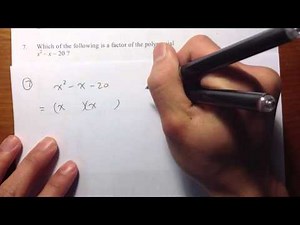 [COMPASS] (Q7.) Algebra, official practice problems