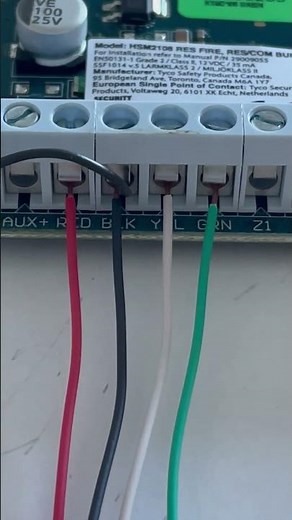 PG9WLSHW8 IQ powerG converter HSM 2108 zone expander wiring