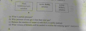 a) What is partial pressure?b) Why is the pressure of a real ... | Filo