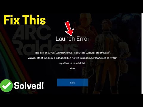 Fix ARC Raiders: Launch Error