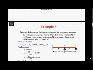 How to model Settlement and Rotation in support using Robot structural analysis 2013