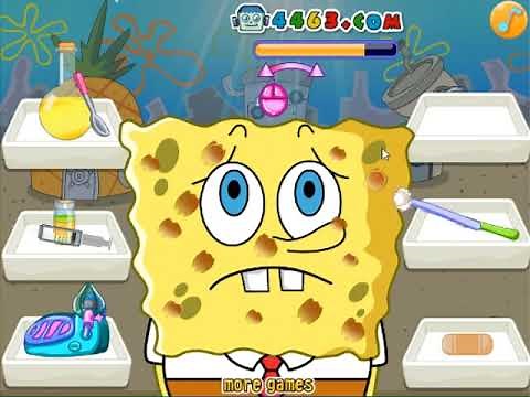 Spongebob Burn Treatment (GamePlay) Walkthrough