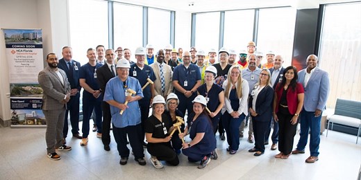 HCA Florida holds walk-breaking ceremony as next step towards new HCA Gainesville Hospital