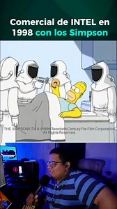COMERCIAL de INTEL con los SIMPSON del 1998 | #reaccion #simpson #intel | Mr. De2